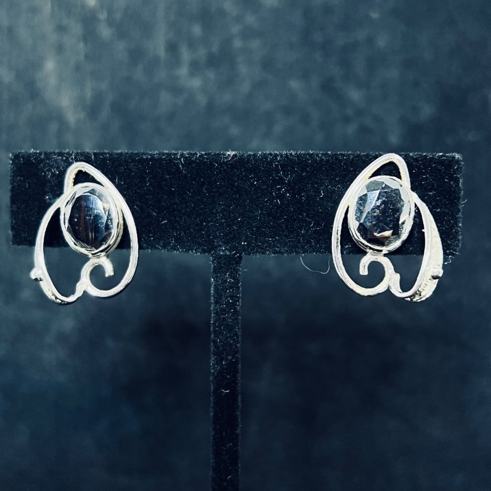Curtis Creations Sterling Silver Screw Back Earrings